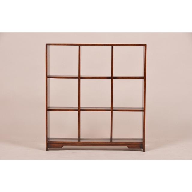 カップシェルフ オープンラック 木製 オーク 茶 レトロ 457