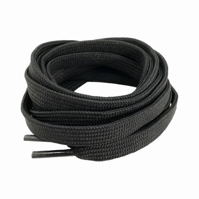 大人の靴ひも 新A 靴紐 平紐 黒 幅11ミリ 長さ110-120cm シューレース