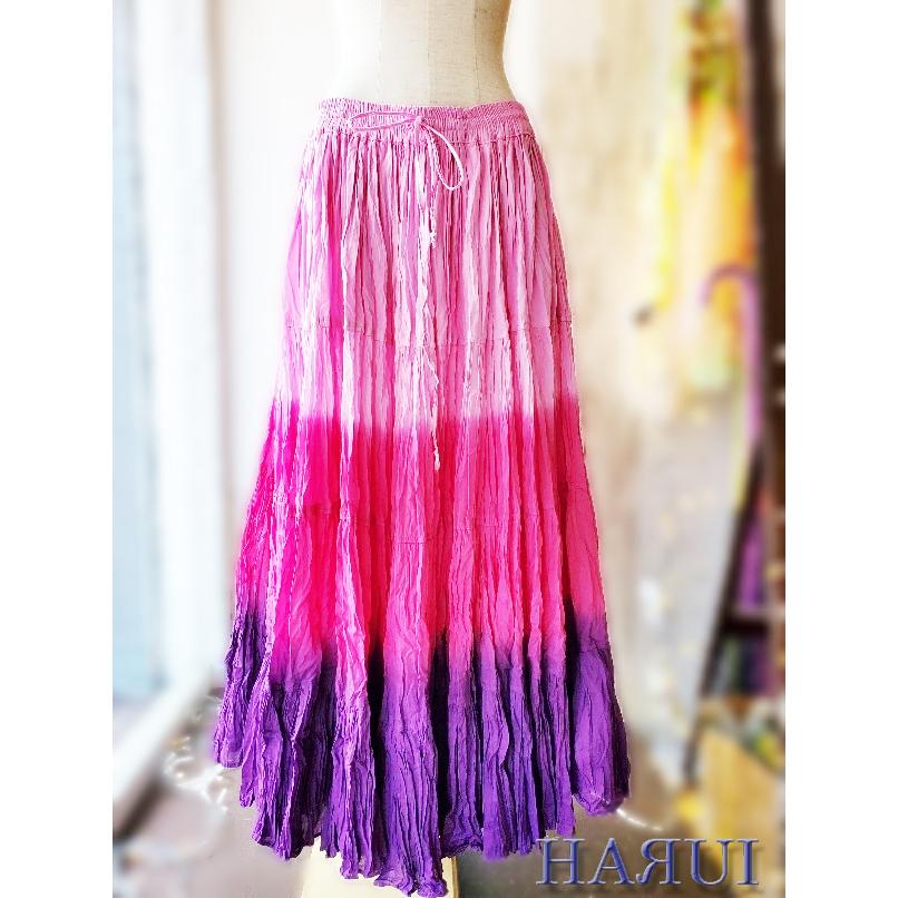 ベリーダンス ジプシー スカート 25ヤード インド製 コットン