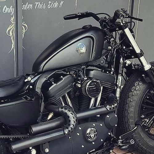 ハーレー スポーツスター Iron Guerilla フューエルタンク(FI用) Rough