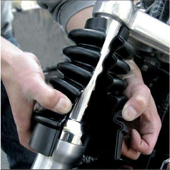 ハーレー ダイナ スポーツスター フロントフォークブーツ イージーON