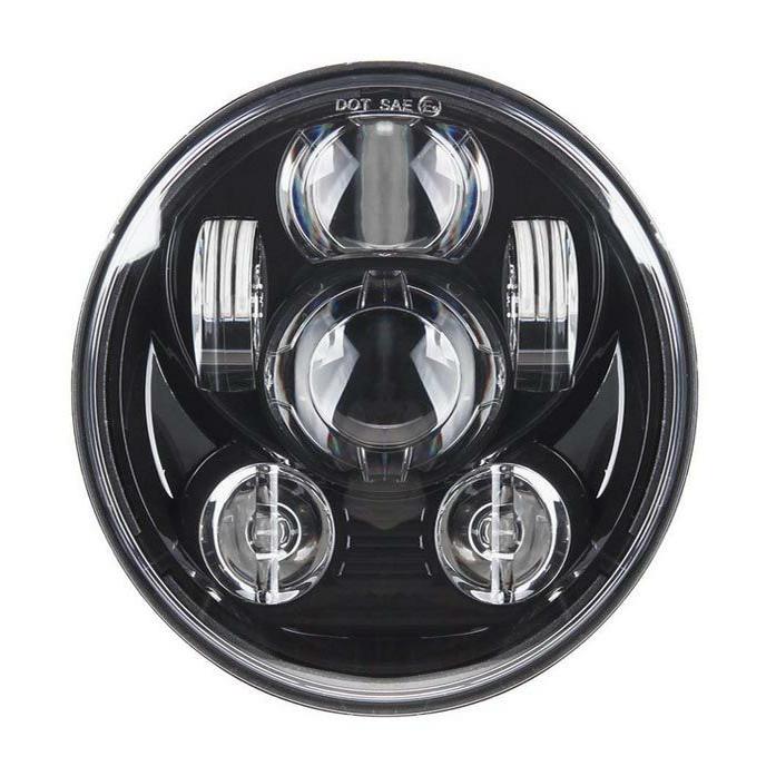 WMW MS-0057B プロジェクターLED 5-3/4インチ・ヘッドライト ブラック