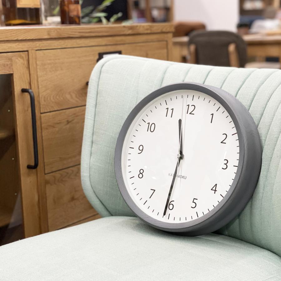 加藤木工 KATOMOKU カトモク muku clock 4 時計 壁掛け時計 電波時計