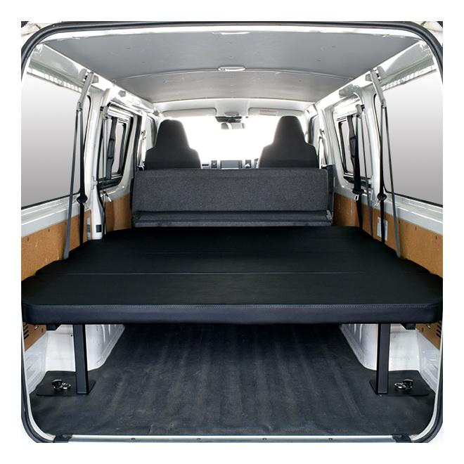 ハイエース DX 3/6/9人乗り車 m.flat ベッドキット レザータイプ
