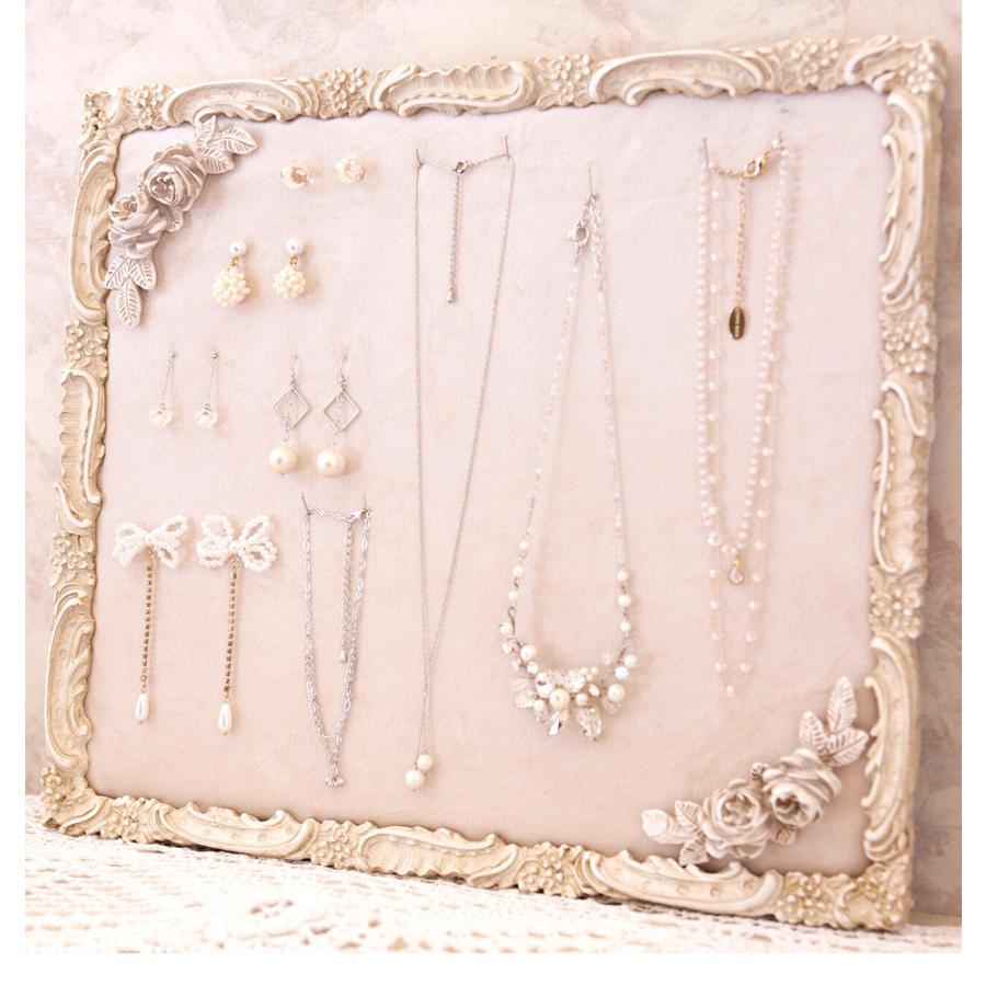 壁掛け可能 ネックレス チェーン ディスプレイショーケース リング