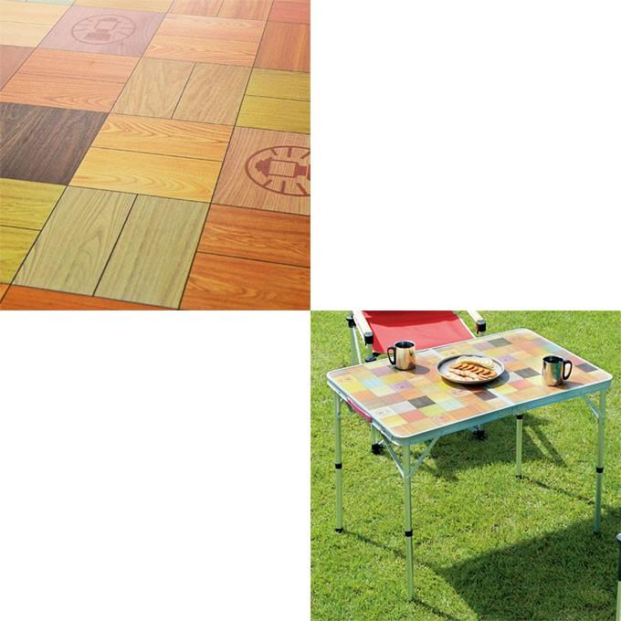 Coleman（コールマン） アウトドアテーブル 90cm ナチュラルモザイク