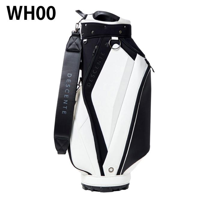 新品・未使用！DESCENTE ゴルフキャディバッグ ネイビー/ホワイト