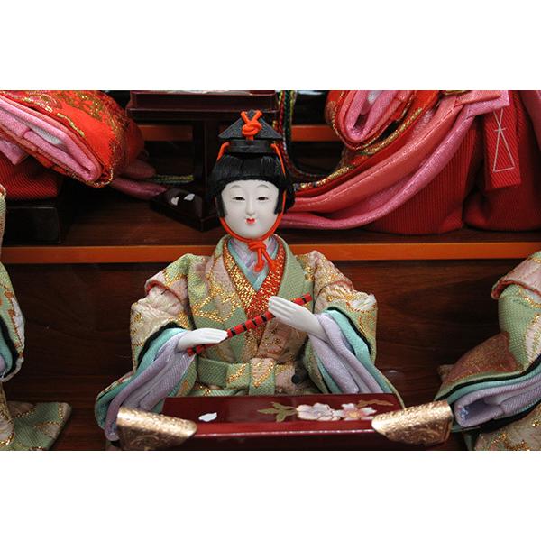 セール】雛人形 ひな人形 K118 コンパクト オルゴール付き 人形の佳月