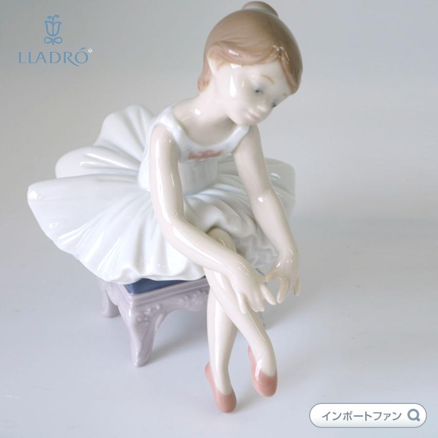 LLADRO（リヤドロ） リトルバレリーナ 出番前 バレエ 置物 01008125