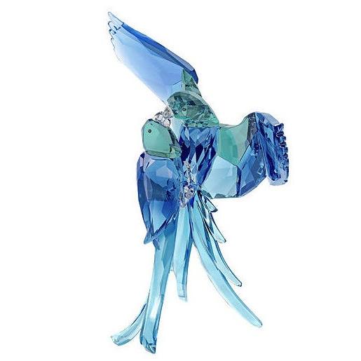 SWAROVSKI（スワロフスキー） オウム (ブルー) 鳥 5136775 置物