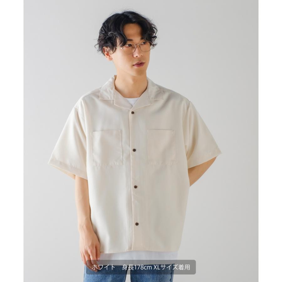 improves（インプローブス） ポリトロ 両胸ポケット 半袖 オープン