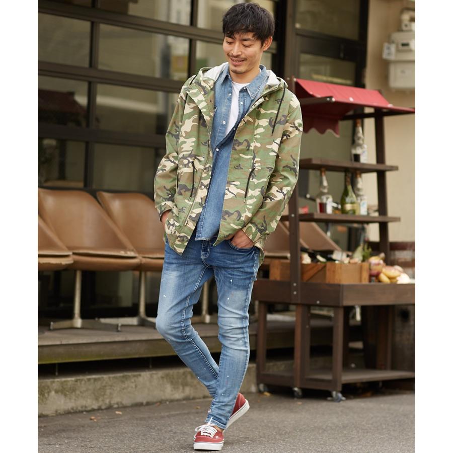 improves（インプローブス） モッズコート メンズ M-51 ロング 迷彩