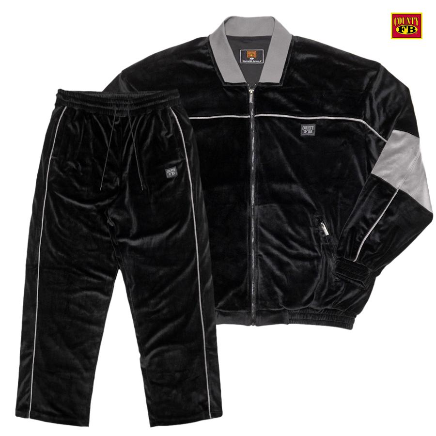 24karats ベルベットフーディ X-LARGEセットアップ 24karats