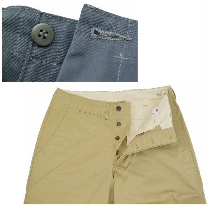WAREHOUSE（ウエアハウス） Lot.1082 チノパン ボタンフライ ノン