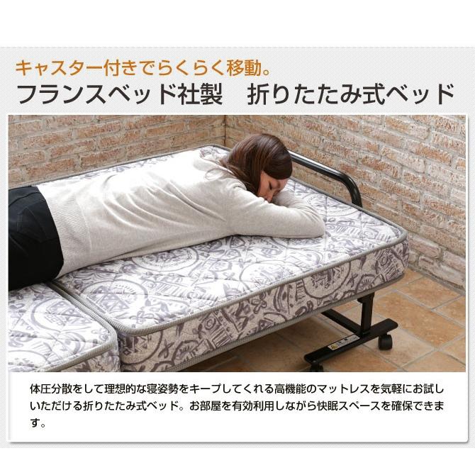 フランスベッド（FRANCEBED） 折りたたみベッド シングルベッド NEW