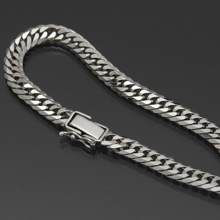 喜平ブレスレット プラチナ 6面ダブル PT850 20g-18cm 造幣局検定刻印