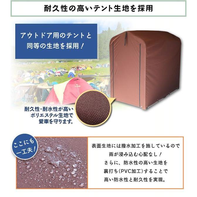 サイクルハウス 2台用 1台 自転車置き場 専用替えシート 別売り 物置