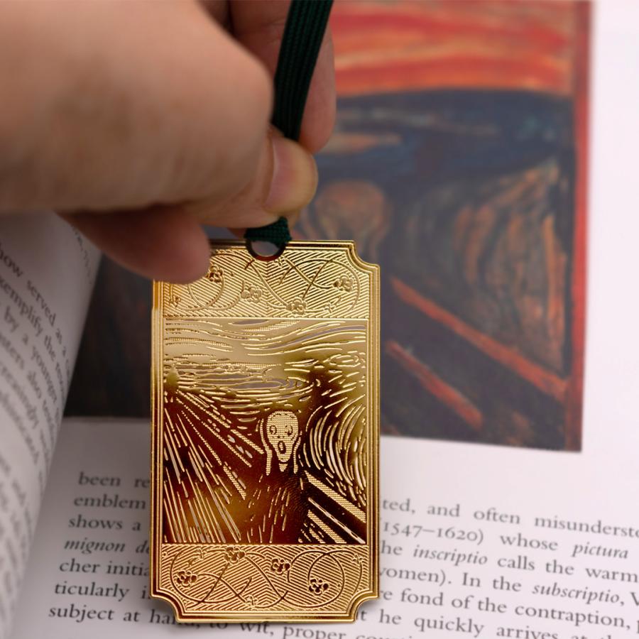 金のしおり「ムンクの叫び」 : iware - 通販 - Yahoo!ショッピング