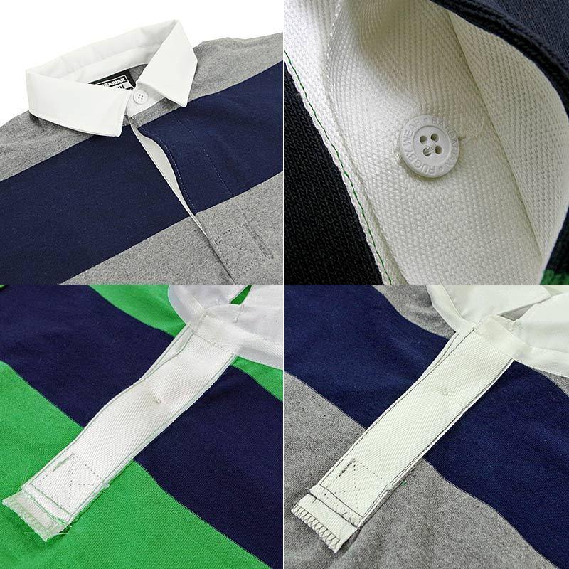 Barbarian（バーバリアン） 当店別注 カジュアル 半袖 ラグビーシャツ