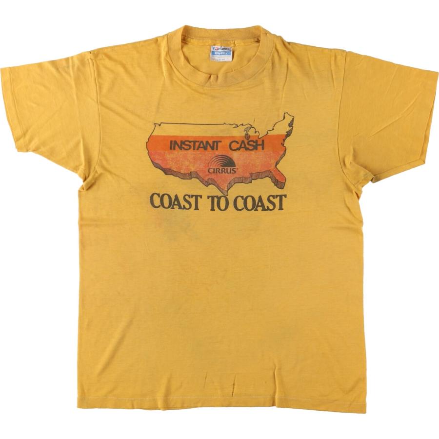 Hanes（ヘインズ） 古着 80年代 Hanes Fifty-Fifty 青タグ プリントT