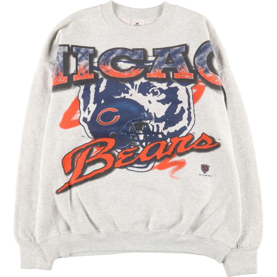 古着 90年代 NFL CHICAGO BEARS シカゴベアーズ プリントスウェット