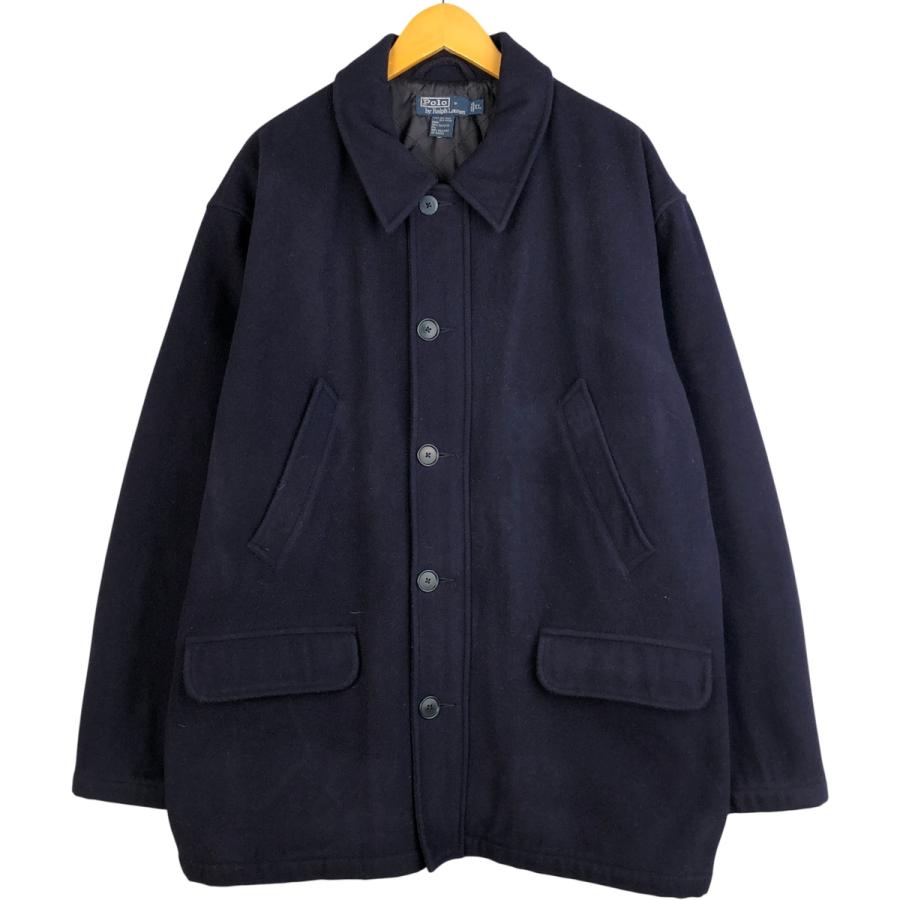 古着 ラルフローレン Ralph Lauren POLO by ウールハーフコート メンズ