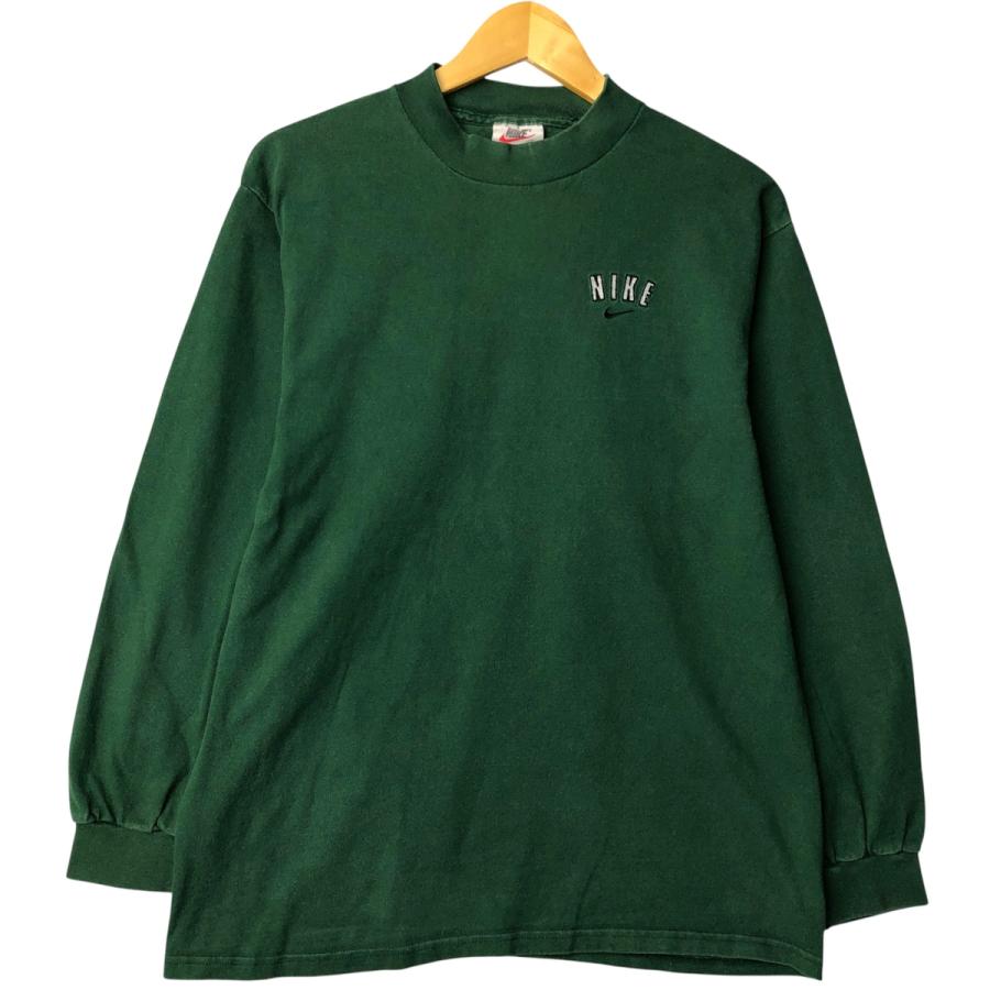 NIKE（ナイキ） 古着 90年代 モックネック ロングTシャツ ロンT USA製