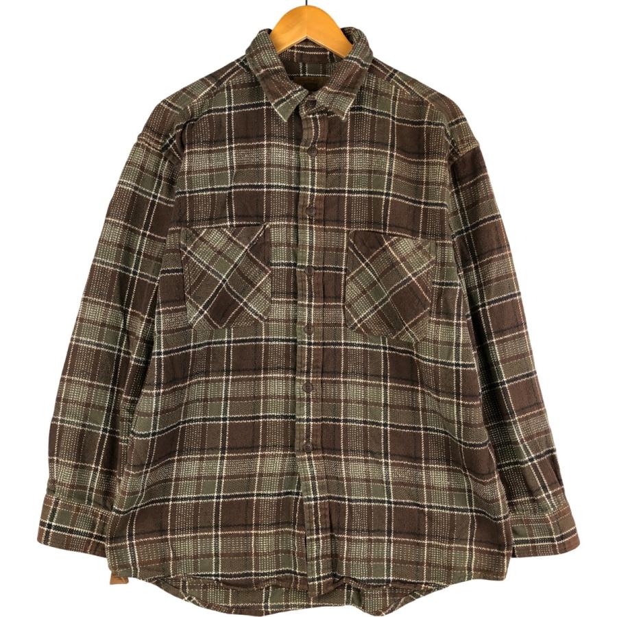 古着 セントジョンズベイ ST.JOHN'S BAY 長袖 フランネルチェック