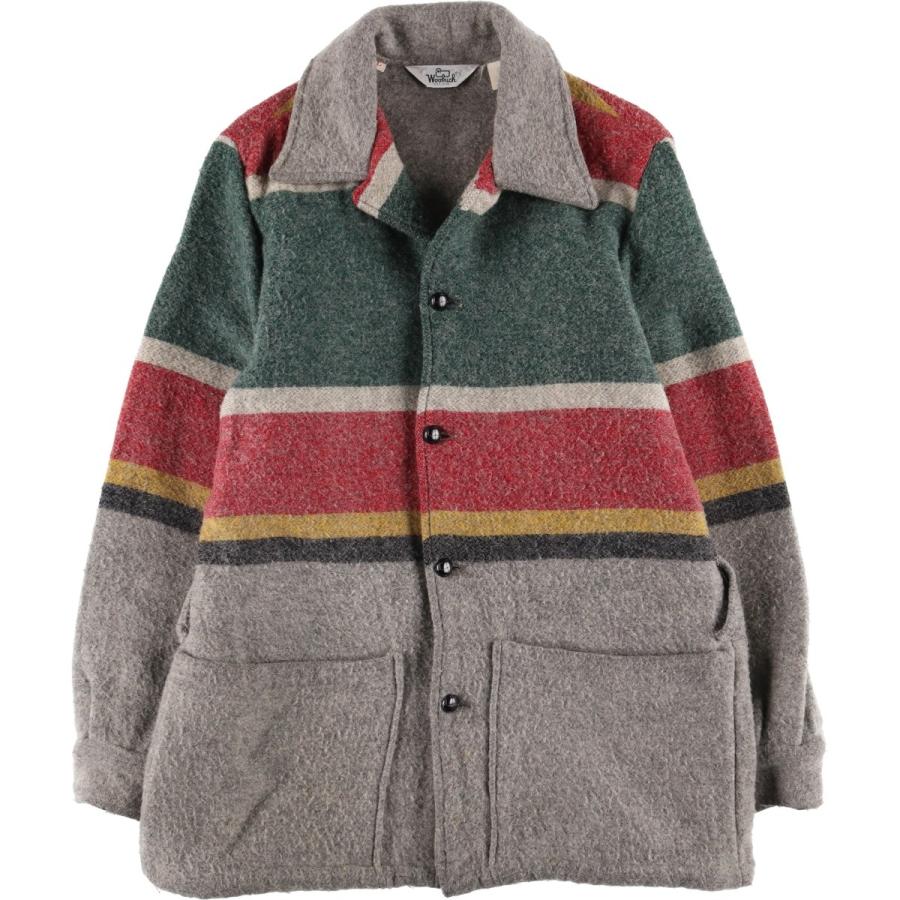 WOOLRICH（ウールリッチ） 古着 70年代 ウールハーフコート メンズL