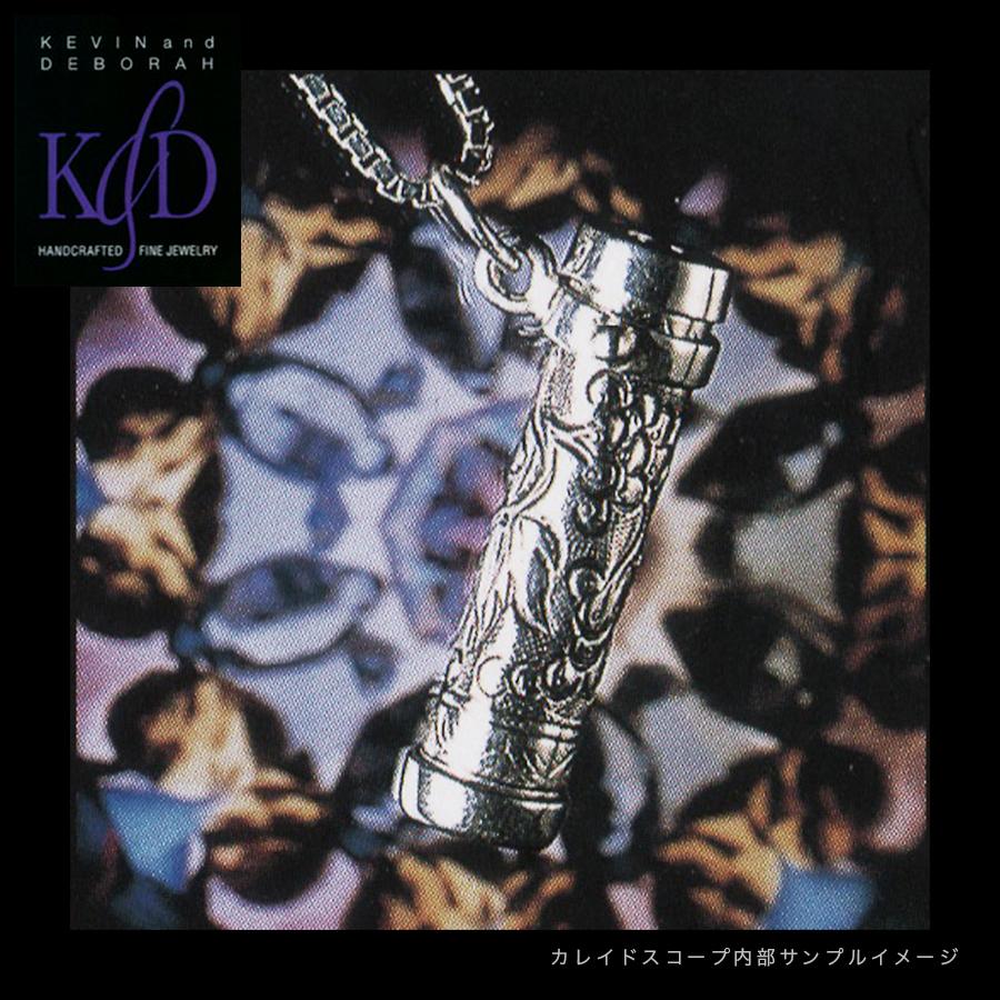 K&D アメリカ製 万華鏡 カレイドスコープ 天然石 ネックレス