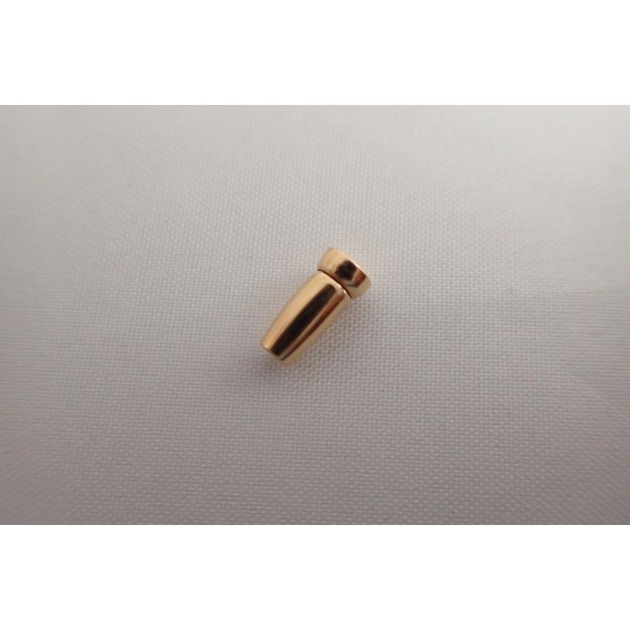 ピンブローチ ブローチ キャッチ K18 18金 ロック式 イエロー