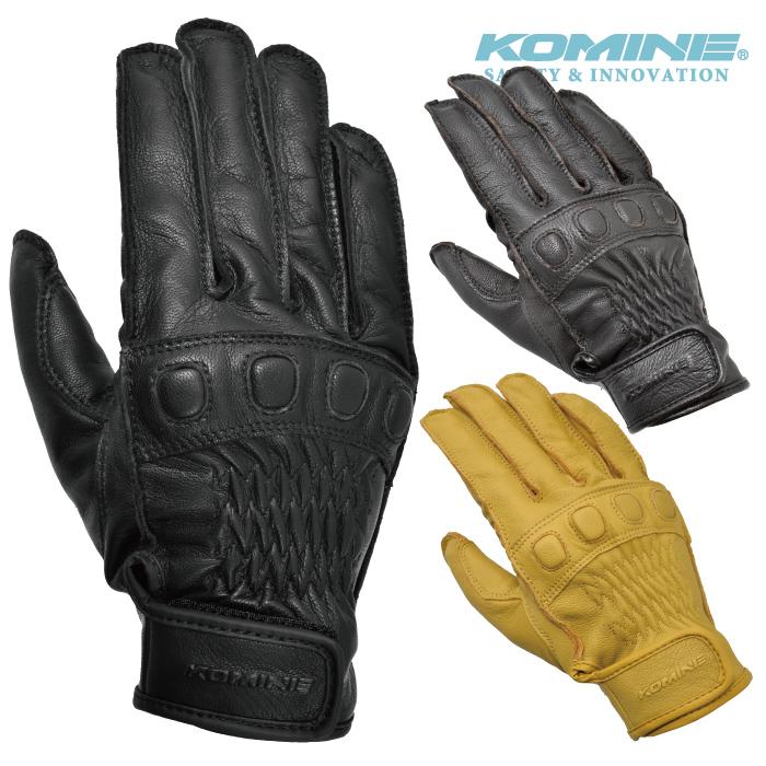 コミネ（Komine） GK-720 ビンテージレザーグローブ KOMINE 04-720 本