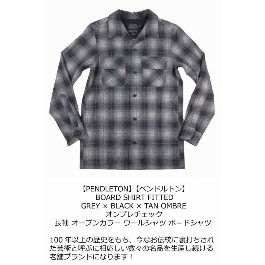 PENDLETON（ペンドルトン） オンブレチェック 長袖 オープンカラー