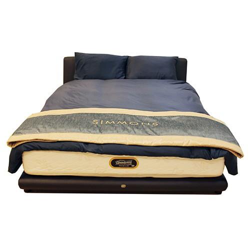 SIMMONS（シモンズ） 本革ベッドフレーム グレースサルーン Q クィーン