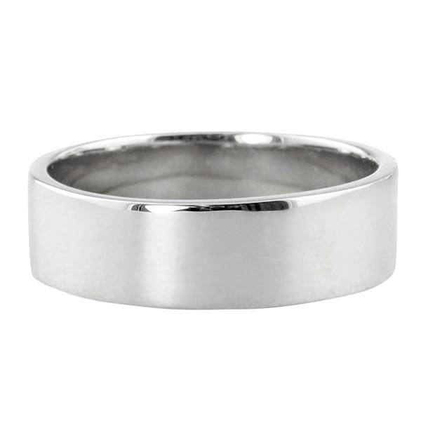 Jewelry i（ジュエリーアイ） 平打ち リング 7mm幅 プラチナ 指輪