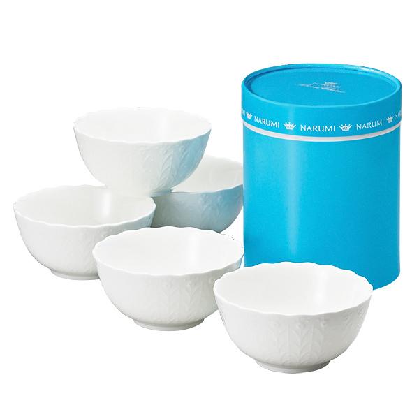 ノリタケ ナルミ シルキーホワイト プチボウルセット 〈9968-21625P