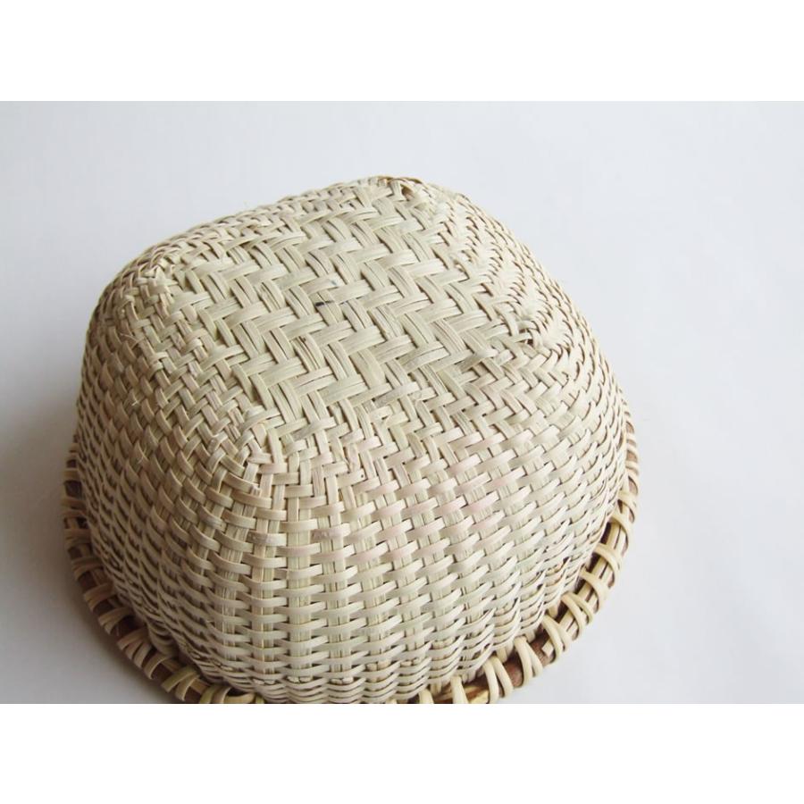 福島奥会津編み組細工慎介さん作 マタタビ米研ぎざる 中 3-4合用