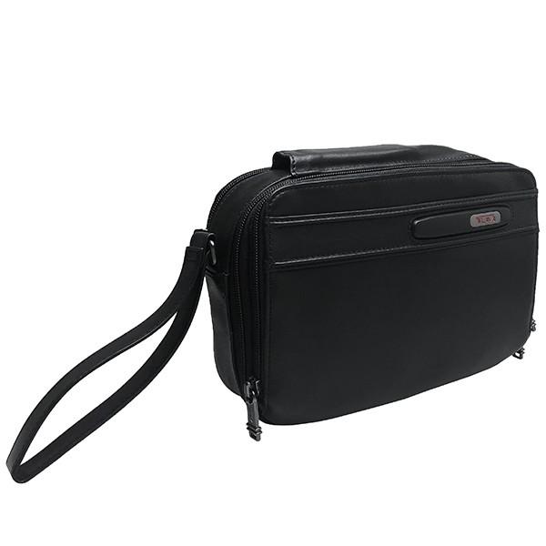 TUMI（トゥミ） セカンドバッグ クラッチバッグ ポーチ 本革 レザー 黒
