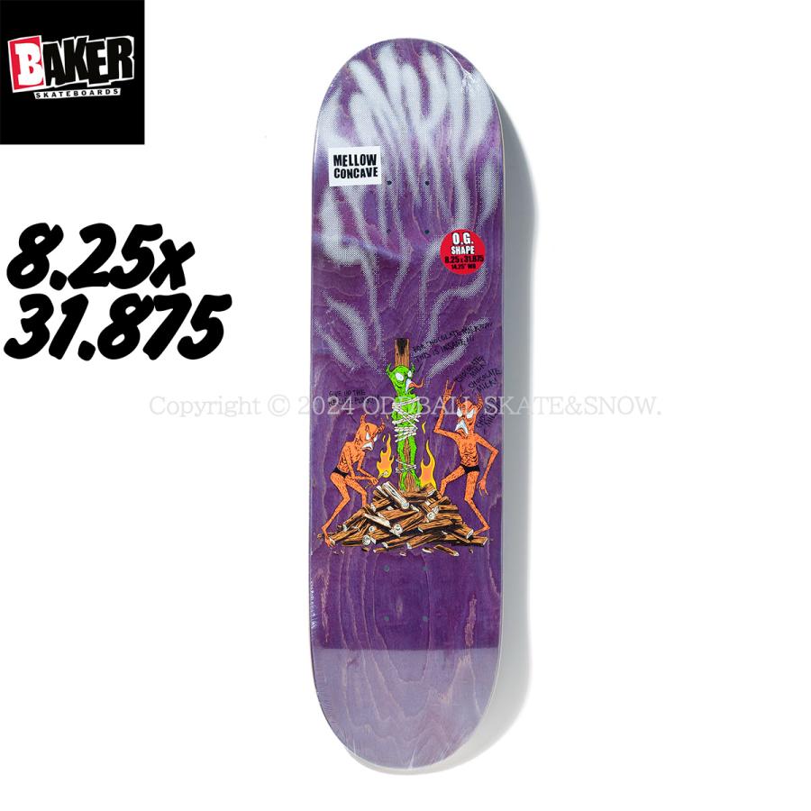BAKER（ベイカー） 8.25インチ スケボー デッキ ネックフェイス BAKER