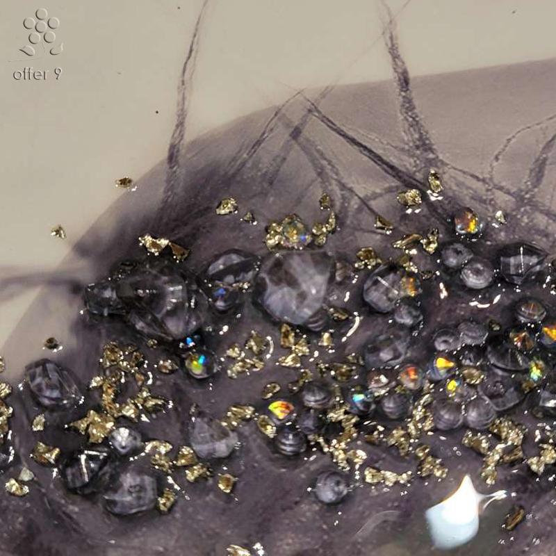 アートパネル 水晶絵 インテリアフレーム おしゃれ 玄関 人物 女性