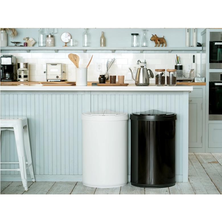 DiETZ ディーツ 新色オフホワイト追加 自動開閉 ゴミ箱 横開き