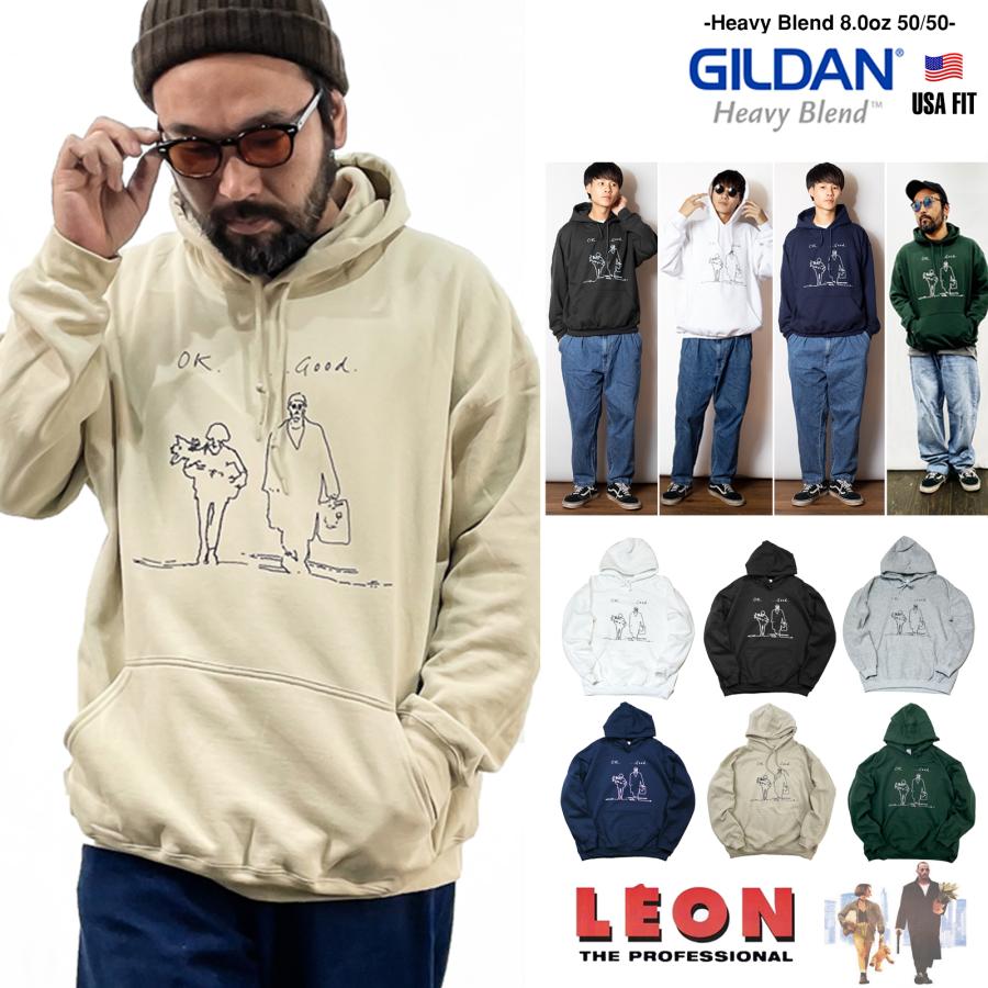 LEON レオン 「ok.good…」スウェット フーディーパーカー 「裏起毛