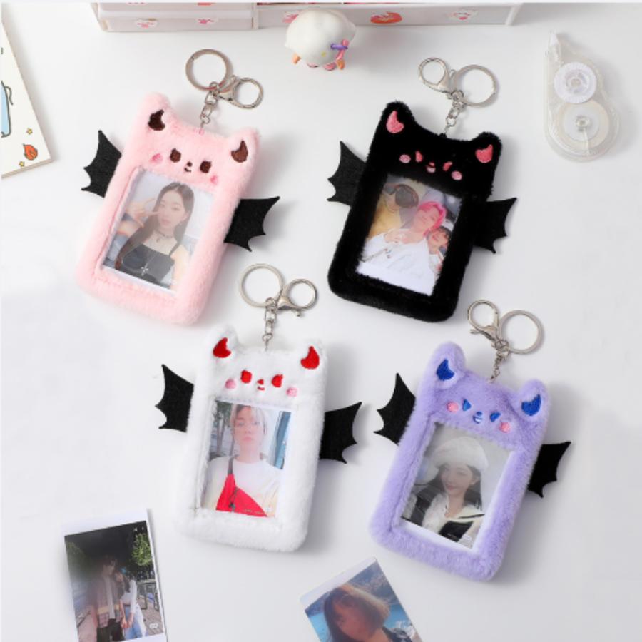 トレカホルダー h4 トレカケース キーホルダー アニマル コレクト