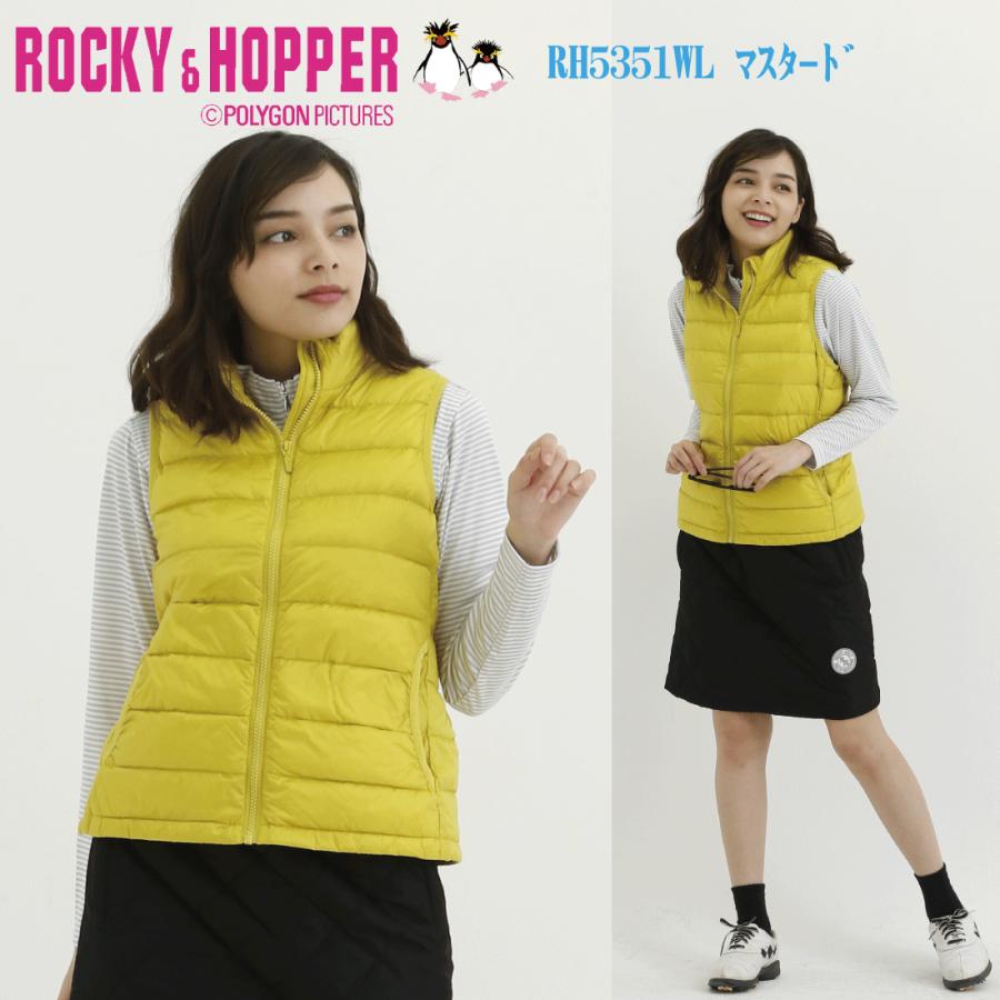 ゴルフウェア レディース ダウン ベスト RH5351WL ROCKY&HOPPER