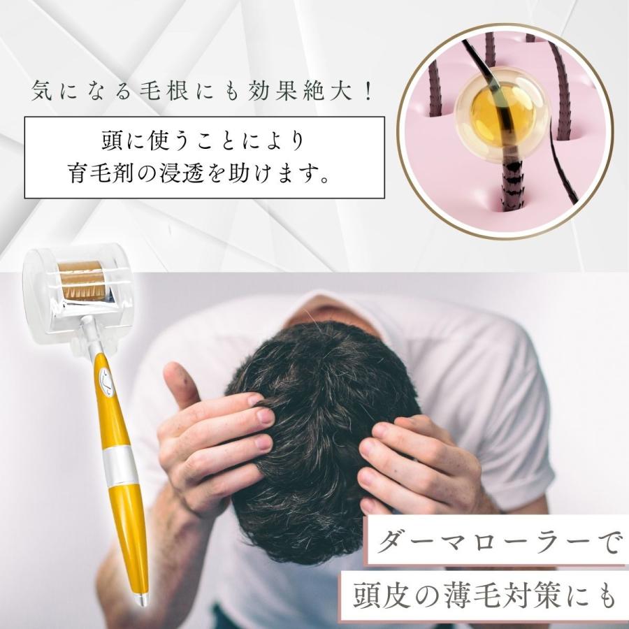 3本セット 日本メーカー製ダーマローラー【4種類 0.25mm/0.5mm/1.0mm