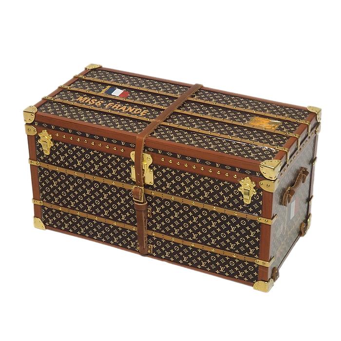 音羽屋□ ルイ・ヴィトン LOUIS VUITTON トランク型 ペーパーウェイト