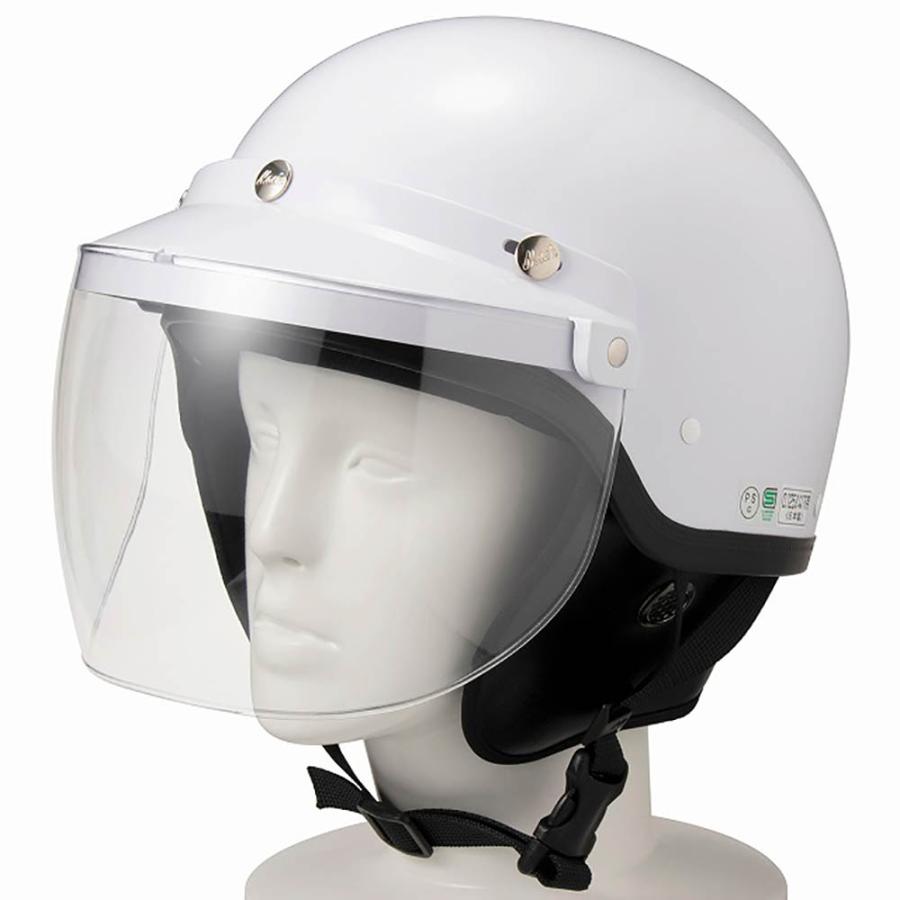 SANADA サナダ バイク ヘルメット 真田嘉商店 MACH AJ-80 ホワイト LL