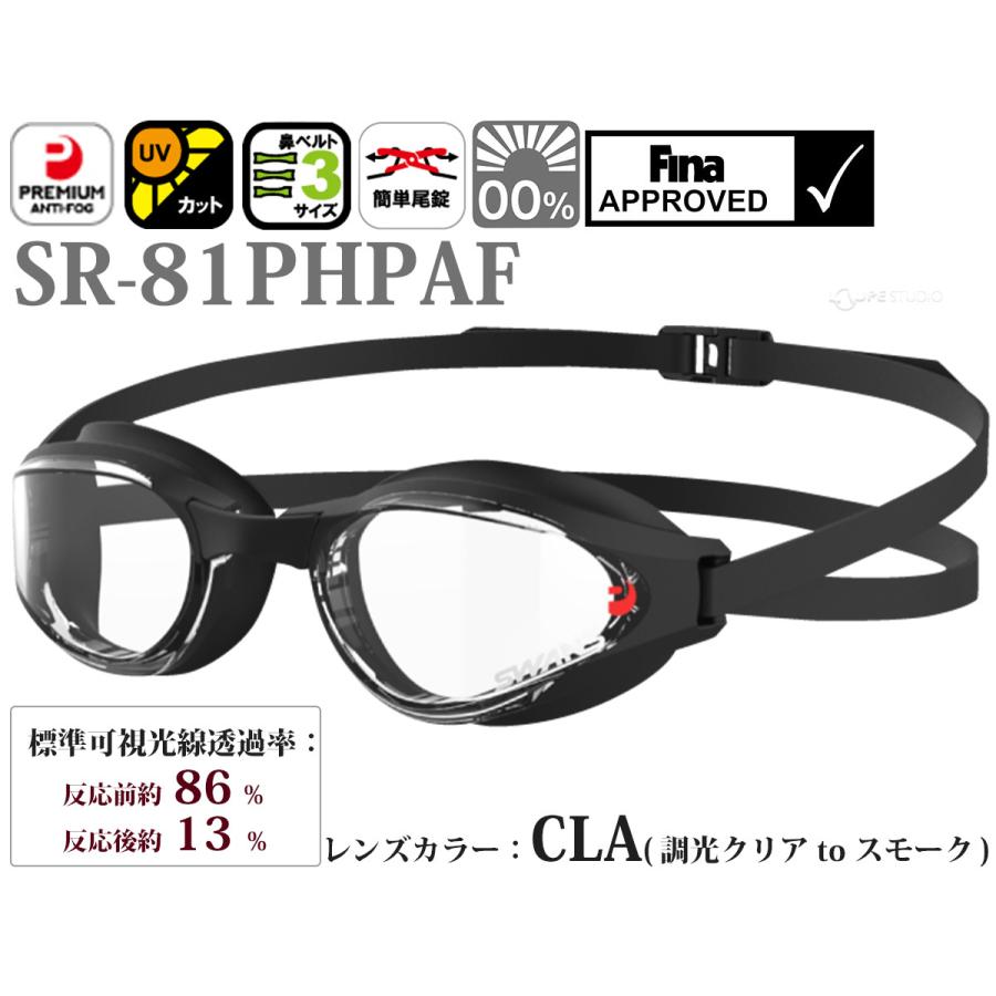 SWANS（スワンズ） ゴーグル 水泳 スイミングゴーグル 水中メガネ 日本