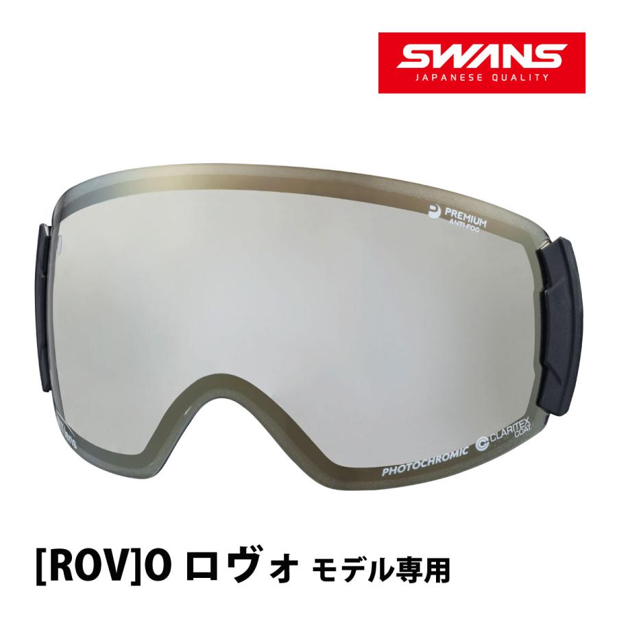 スノーゴーグル ROVO ロヴォ モデル専用スペアレンズ 曇り止め ダブル