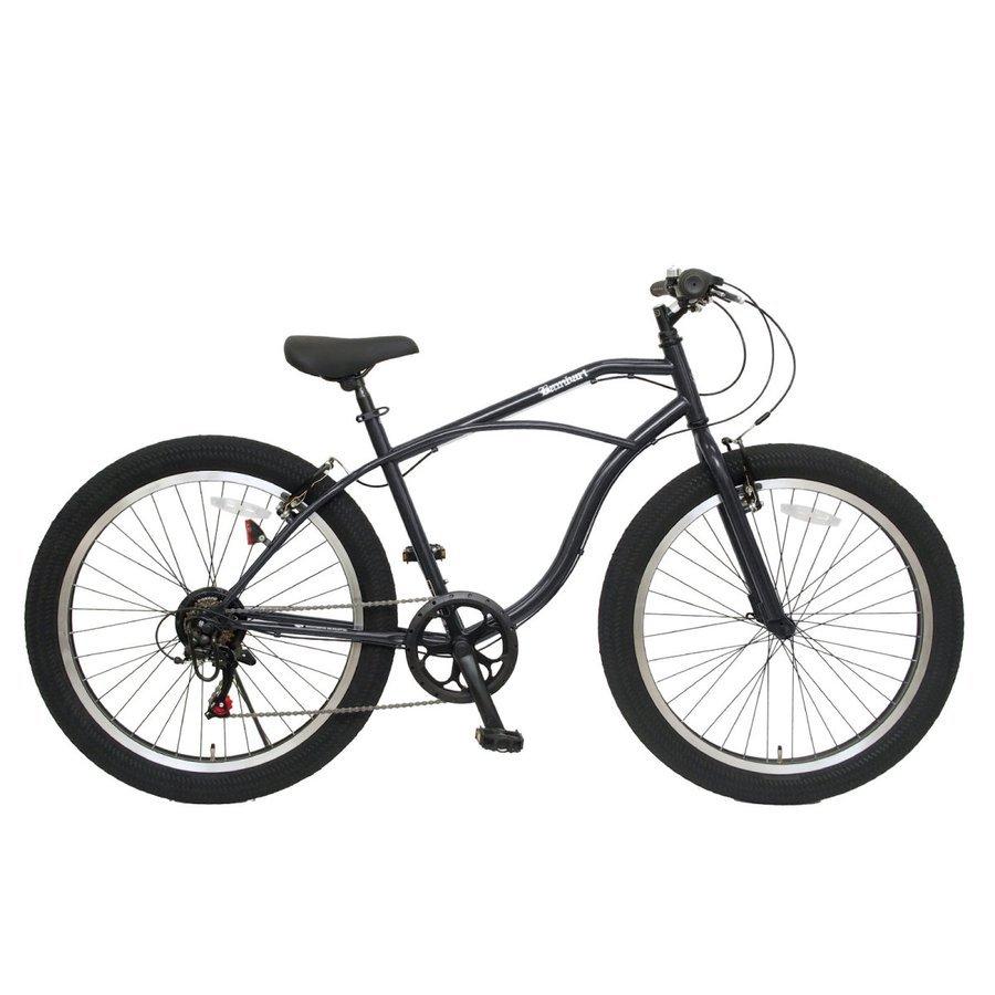 ビーチクルーザー 26インチ シマノ6段変速 ファットバイク マウンテン